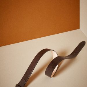 חגורת עור חום