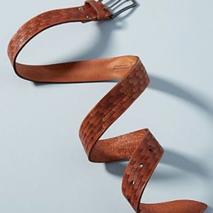 חגורה עור עם עיצוב קלאסי